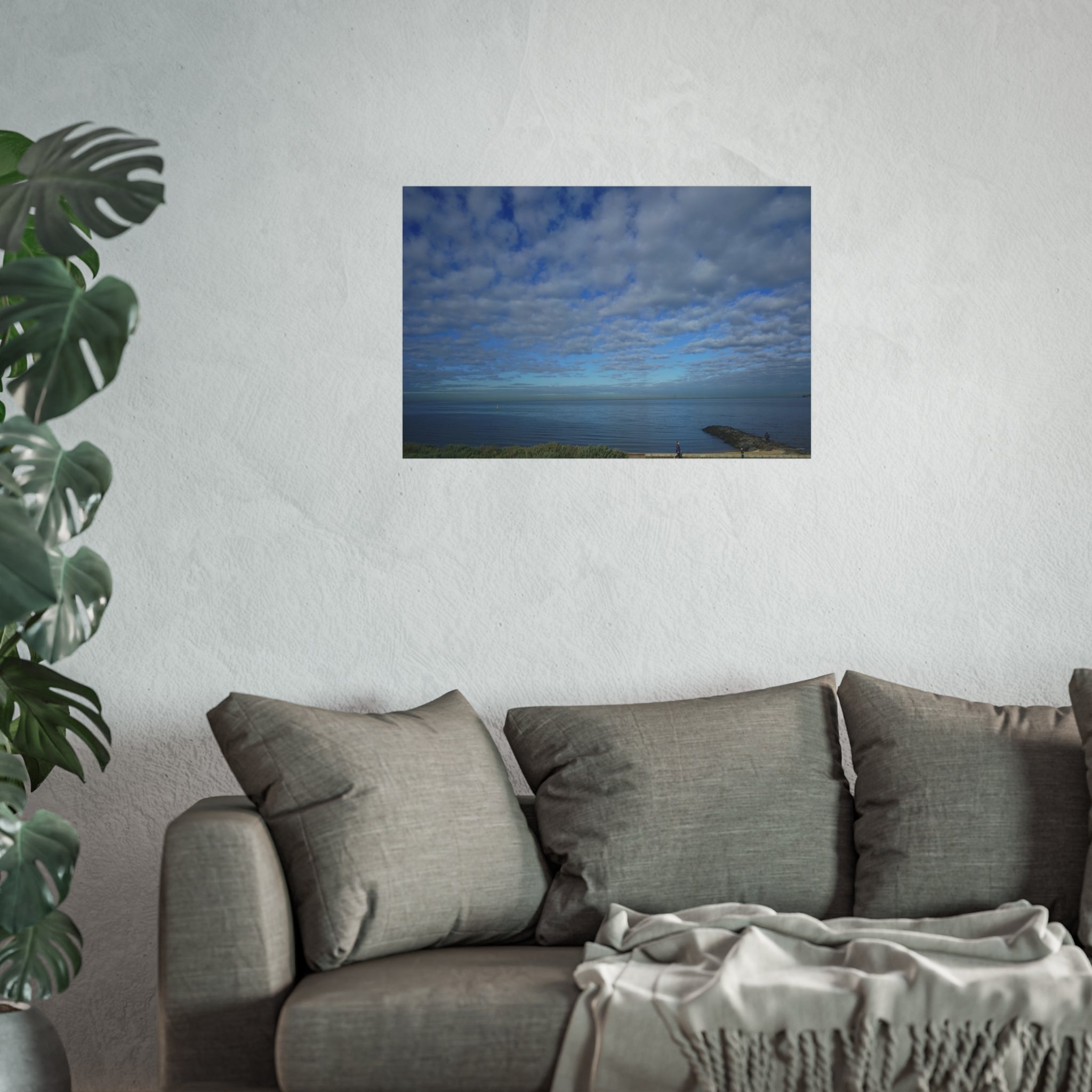Serene Ocean Fine Art Poster | Coastal Wall Decor, Beach Home Art, Nature Photography, Gift for Ocean Lovers, Boho Decor