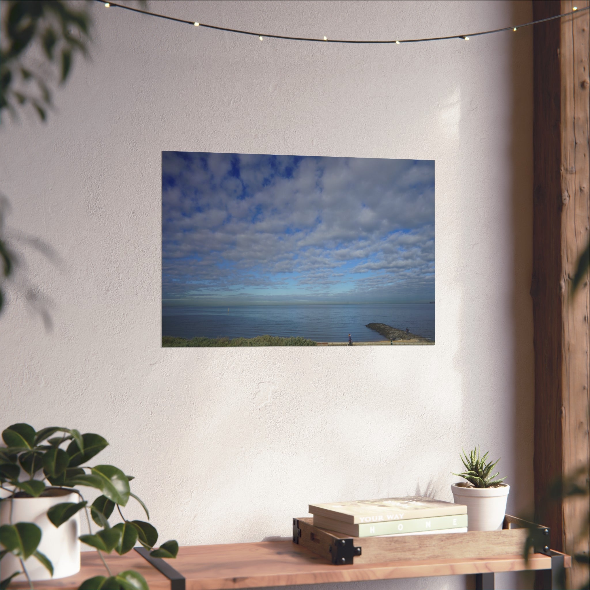 Serene Ocean Fine Art Poster | Coastal Wall Decor, Beach Home Art, Nature Photography, Gift for Ocean Lovers, Boho Decor
