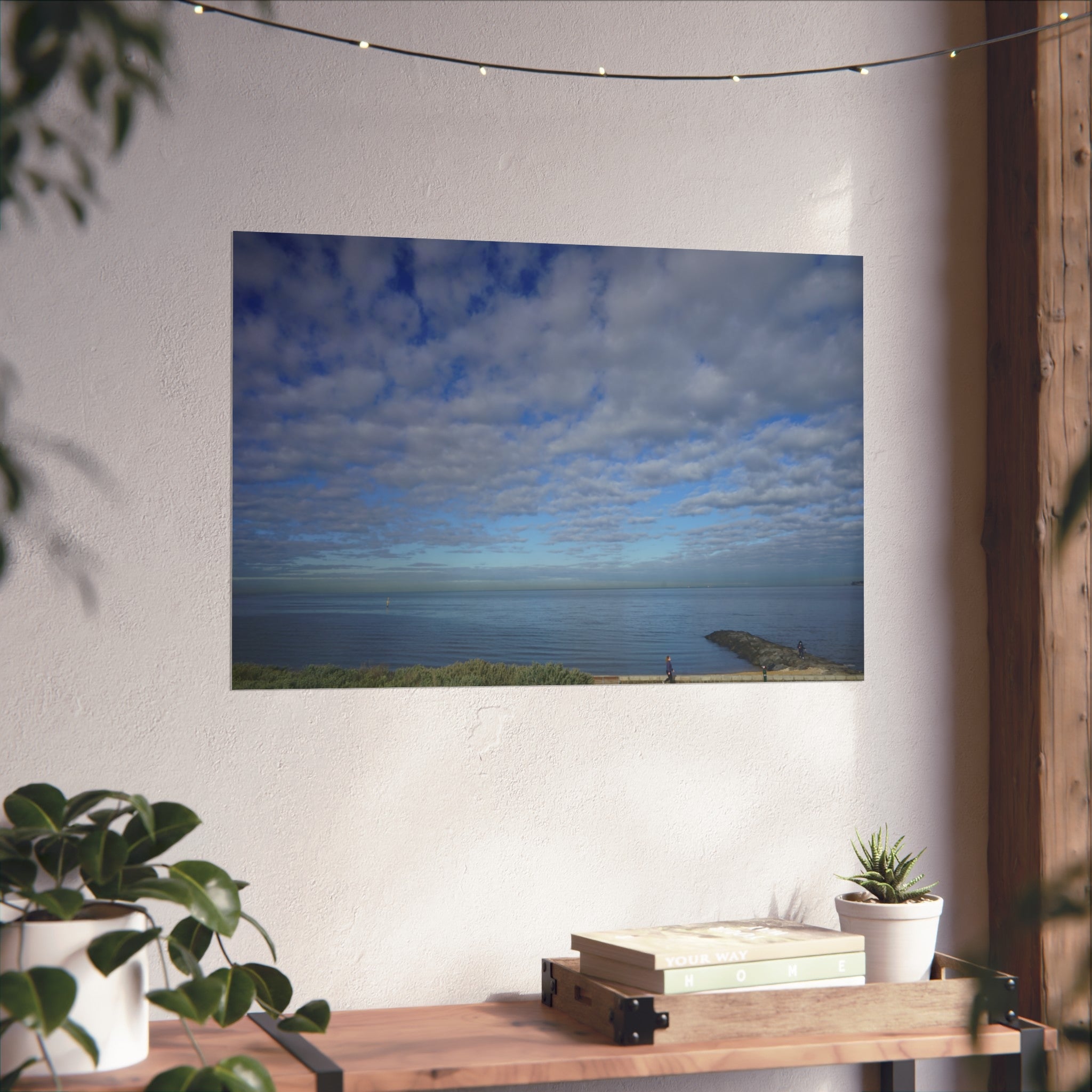Serene Ocean Fine Art Poster | Coastal Wall Decor, Beach Home Art, Nature Photography, Gift for Ocean Lovers, Boho Decor